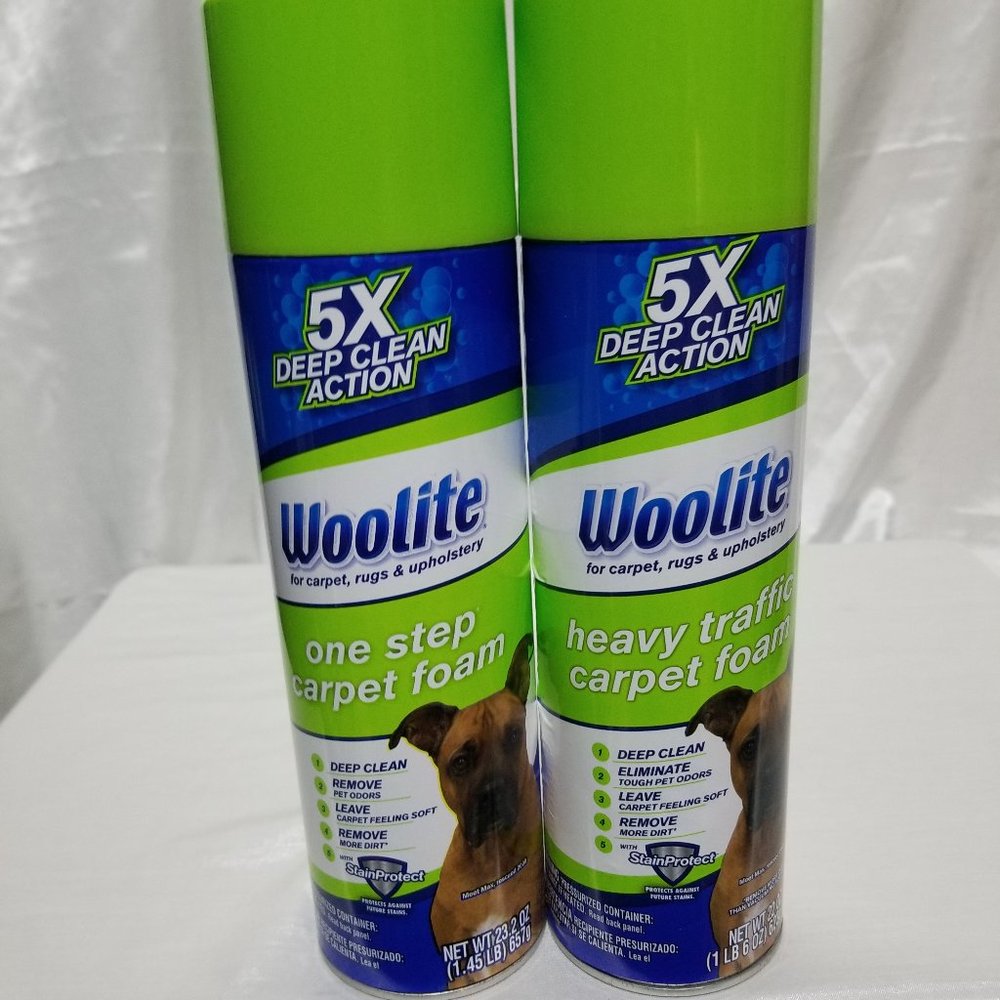 Woolite One Step carpet Foam 5 X Deep Clean Action for Carpet Rugs Upholstery 2